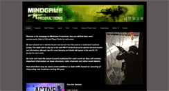 Desktop Screenshot of mindgame-productions.com